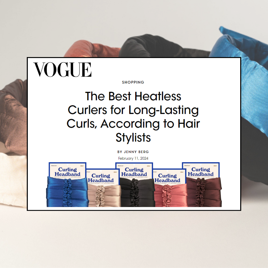 Vogue Hails RobeCurls Heatless Curling Headband: A Game-Changer in Hair Styling!