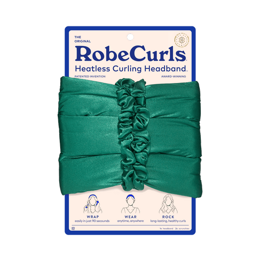 The Original Heatless Curling Headband - Jade