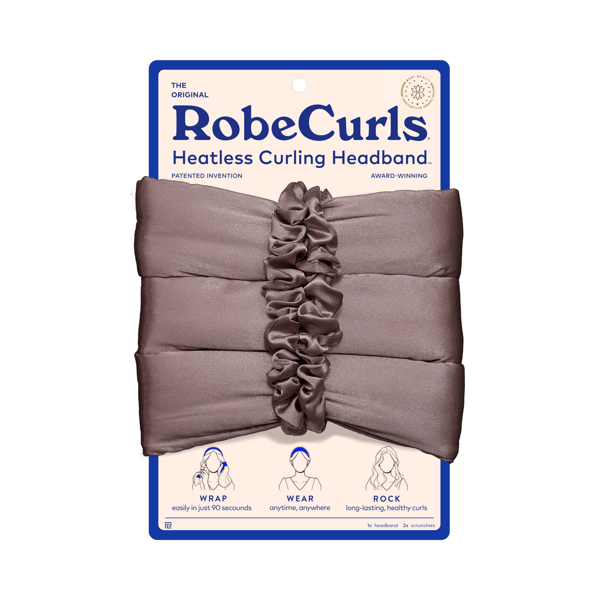 The Original Heatless Curling Headband - Mauve