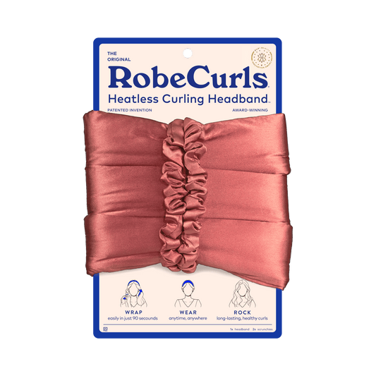 The Original Heatless Curling Headband - Rose