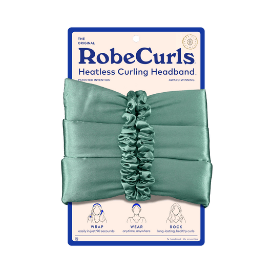The Original Heatless Curling Headband - Teal