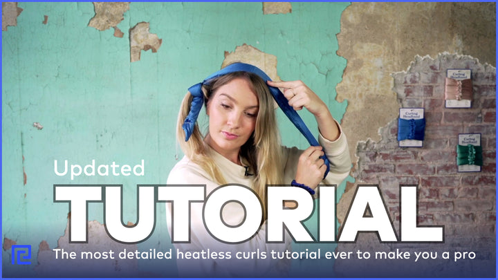 The most detailed heatless curls tutorial ever is here. We’ve updated our tutorial with new tips and tricks, to make you a pro! 💙