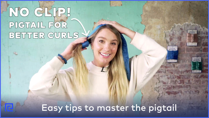 Hair Curler Tip: Making the Pigtail