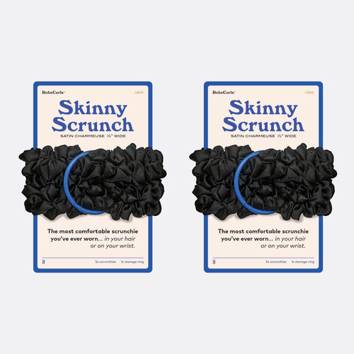 Skinny Scrunch Bunch - Black